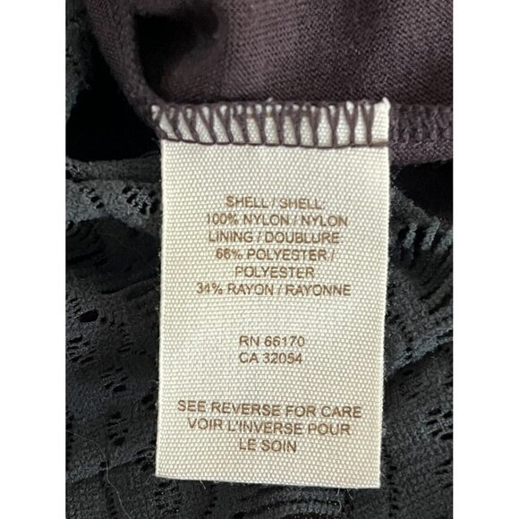 Free People Dark Green Lace Overlay Metallic Lined Open Back Dress Woman's Sz S - Picture 6 of 9